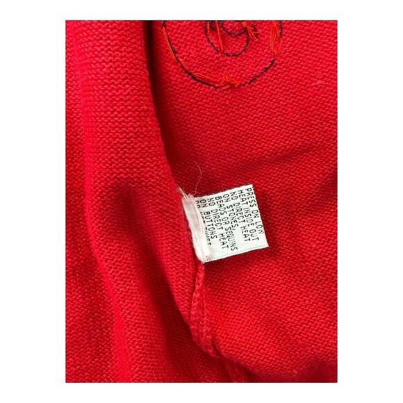 Vintage Y2K Jack B. Quick Sz M Whimsical Valentine Novelty Cardigan Sweater - Picture 10 of 16